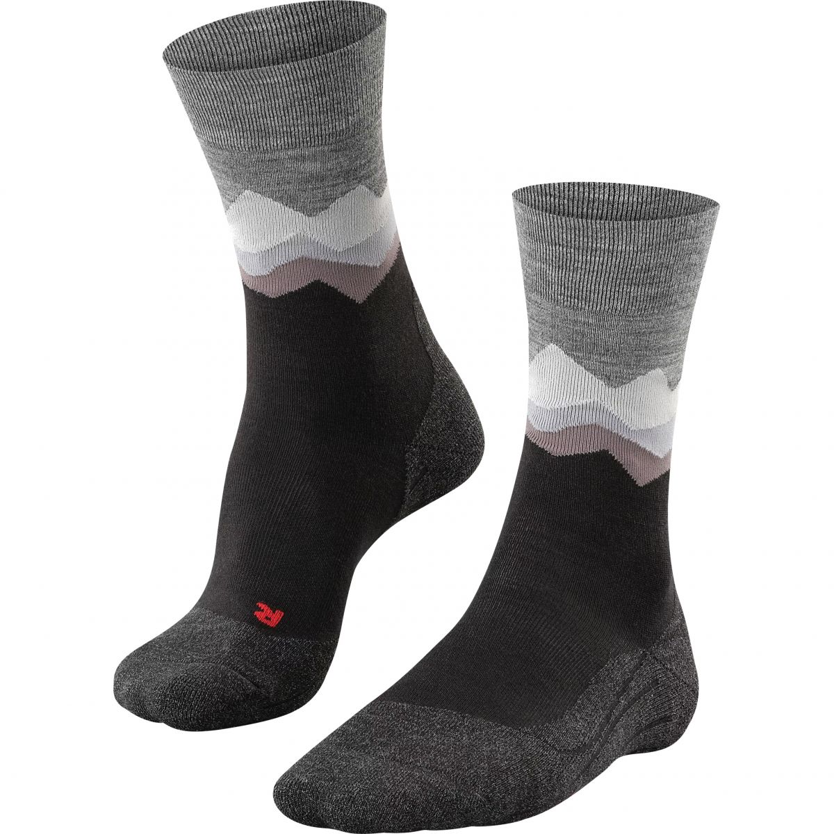 Falke TK2 Explore, Wandersocken, Herren, schwarz — 2