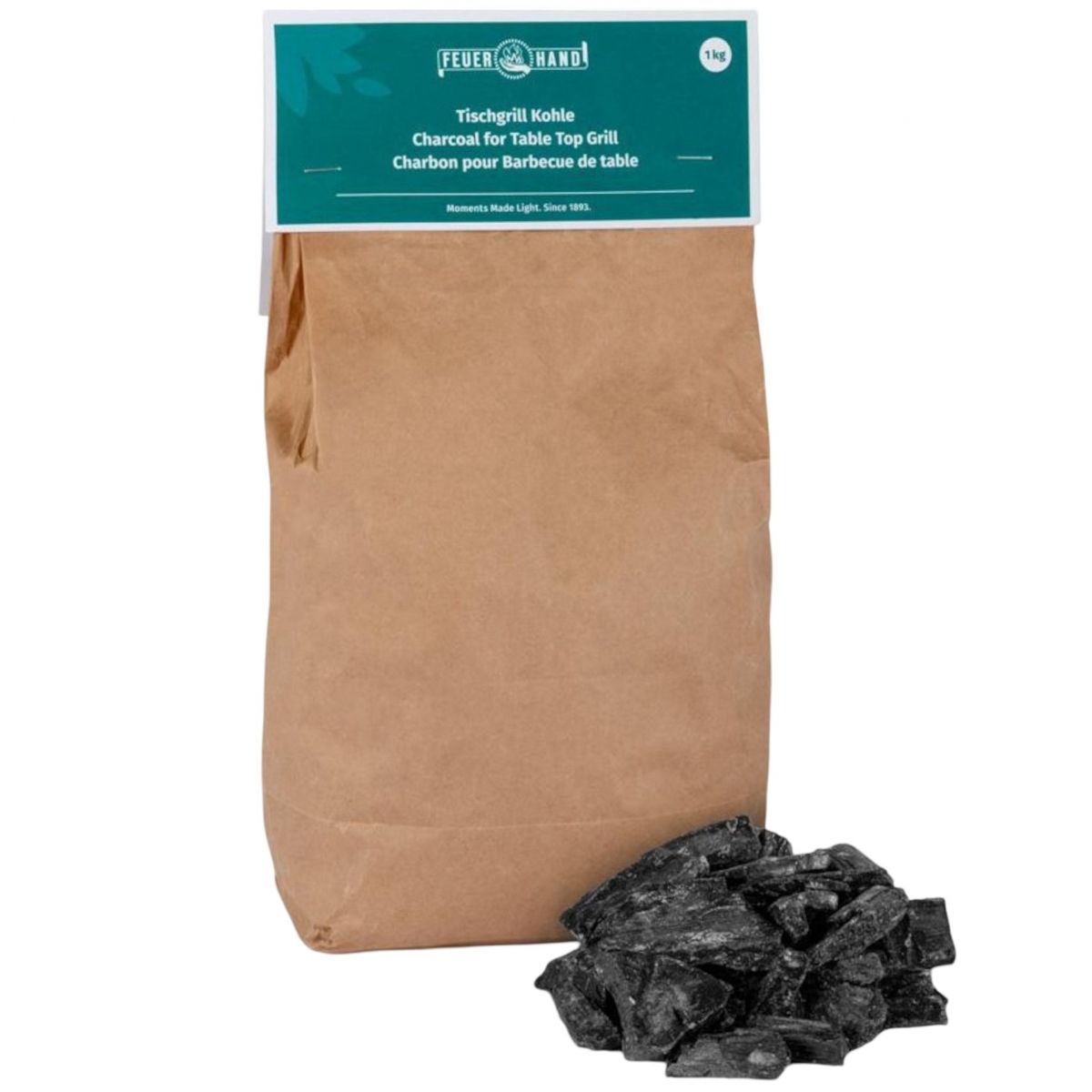 Feuerhand Charcoal for Table Top Grill, Kohle für Tischgrill — 2