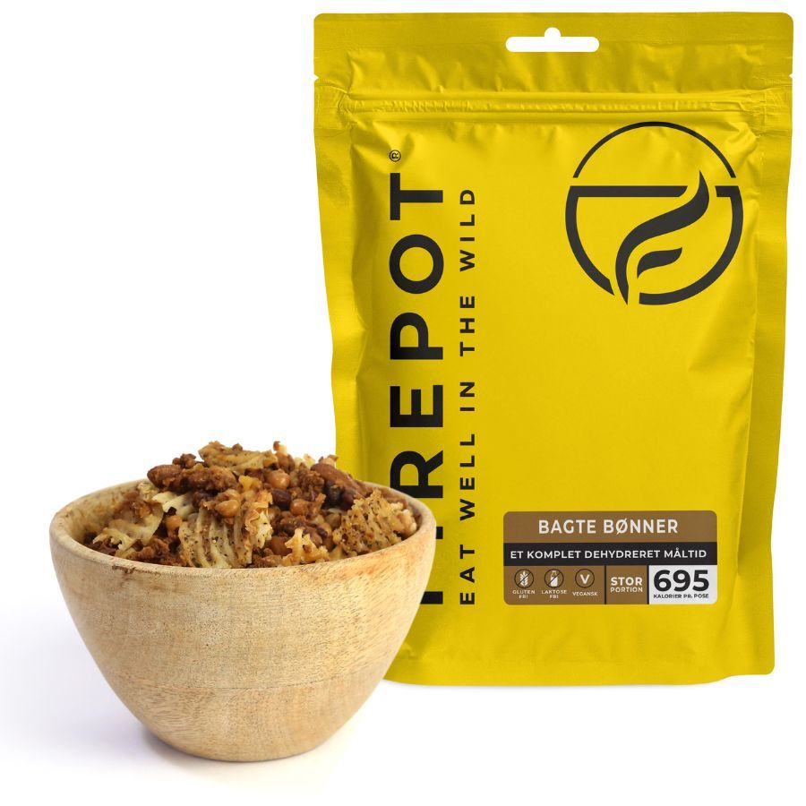 Firepot Gebackene Bohnen, gefriergetrocknete Nahrung, XL