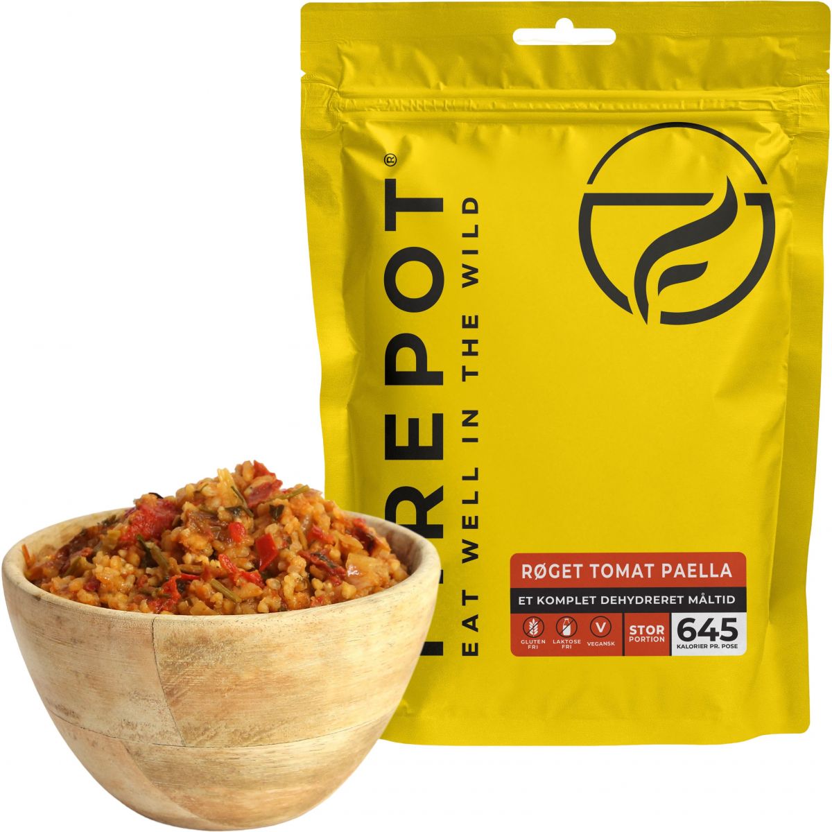 Firepot Geräucherte Tomaten-Paella, gefriergetrocknete Nahrung, XL — 2