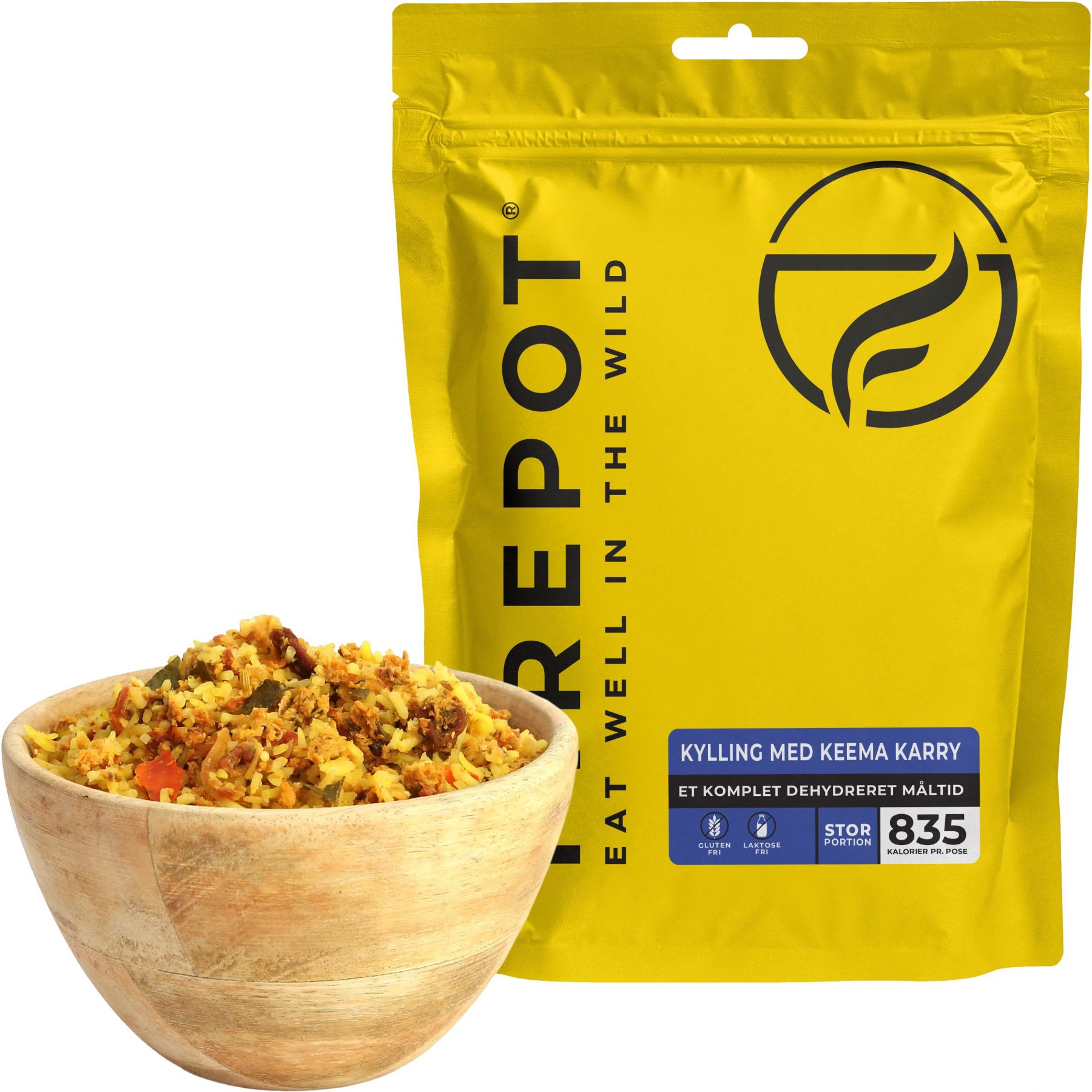 Firepot Huhn mit Keema Curry, gefriergetrocknete Nahrung, XL