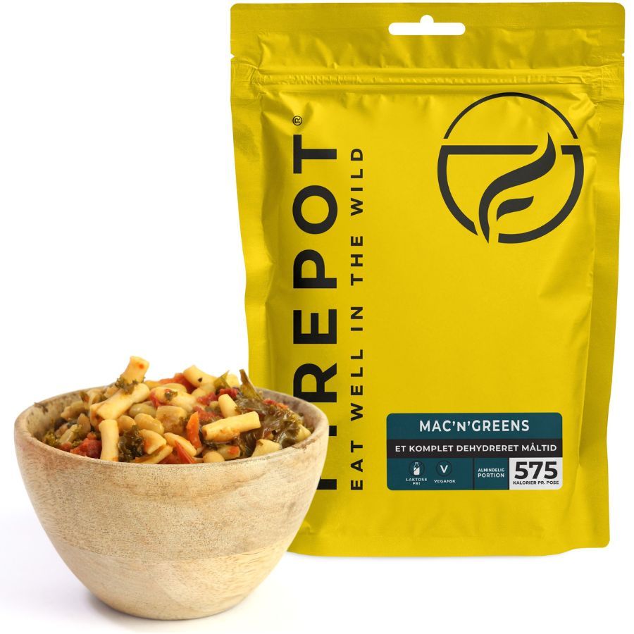Firepot Mac'n'Greens, gefriergetrocknetes Essen, Reg