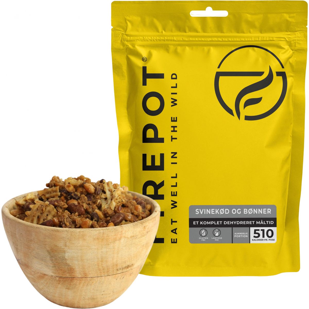 Firepot Schweinefleisch und Bohnen, gefriergetrocknete Nahrung, Reg — 2