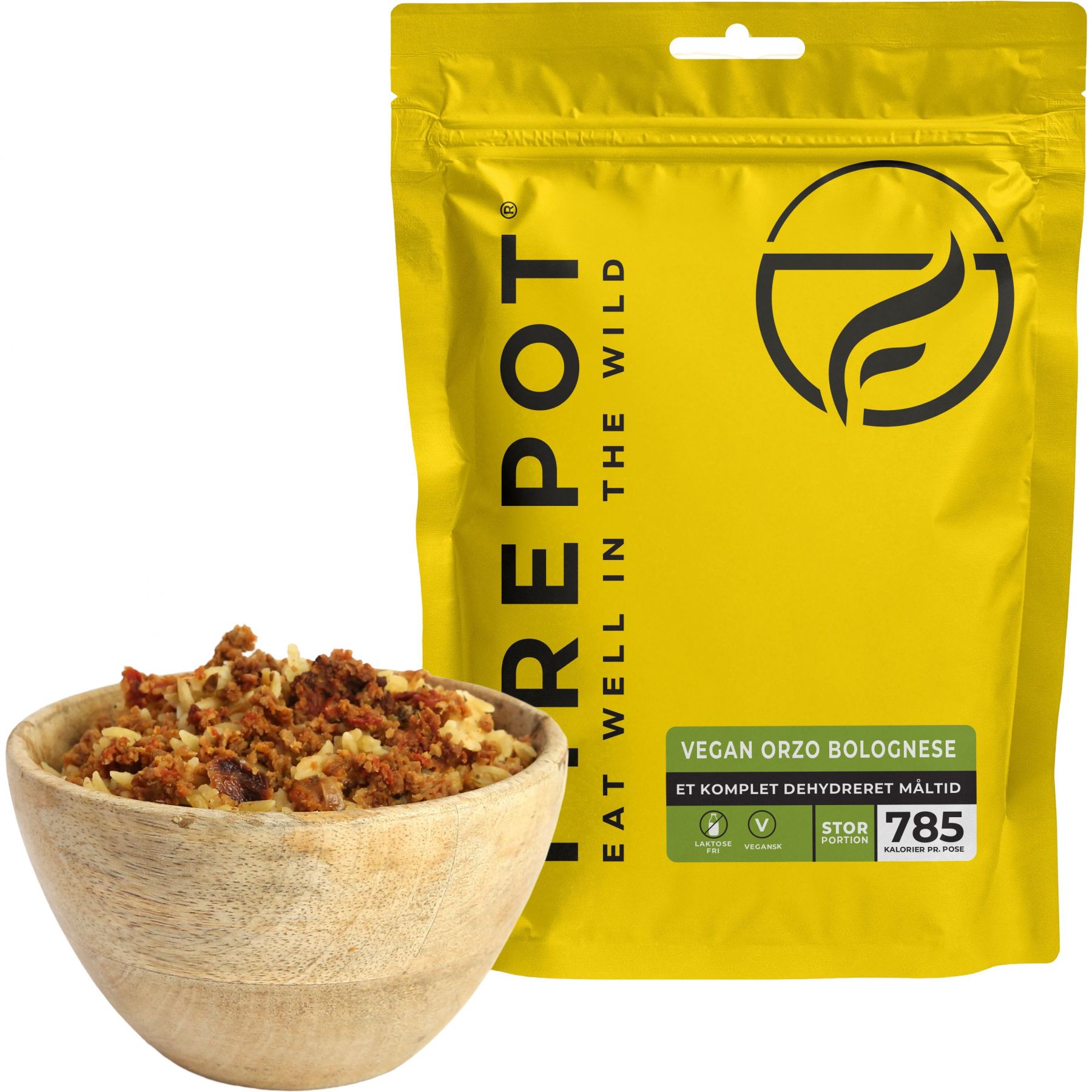Firepot Vegane Orzo-Bolognese, gefriergetrocknete Nahrung, XL