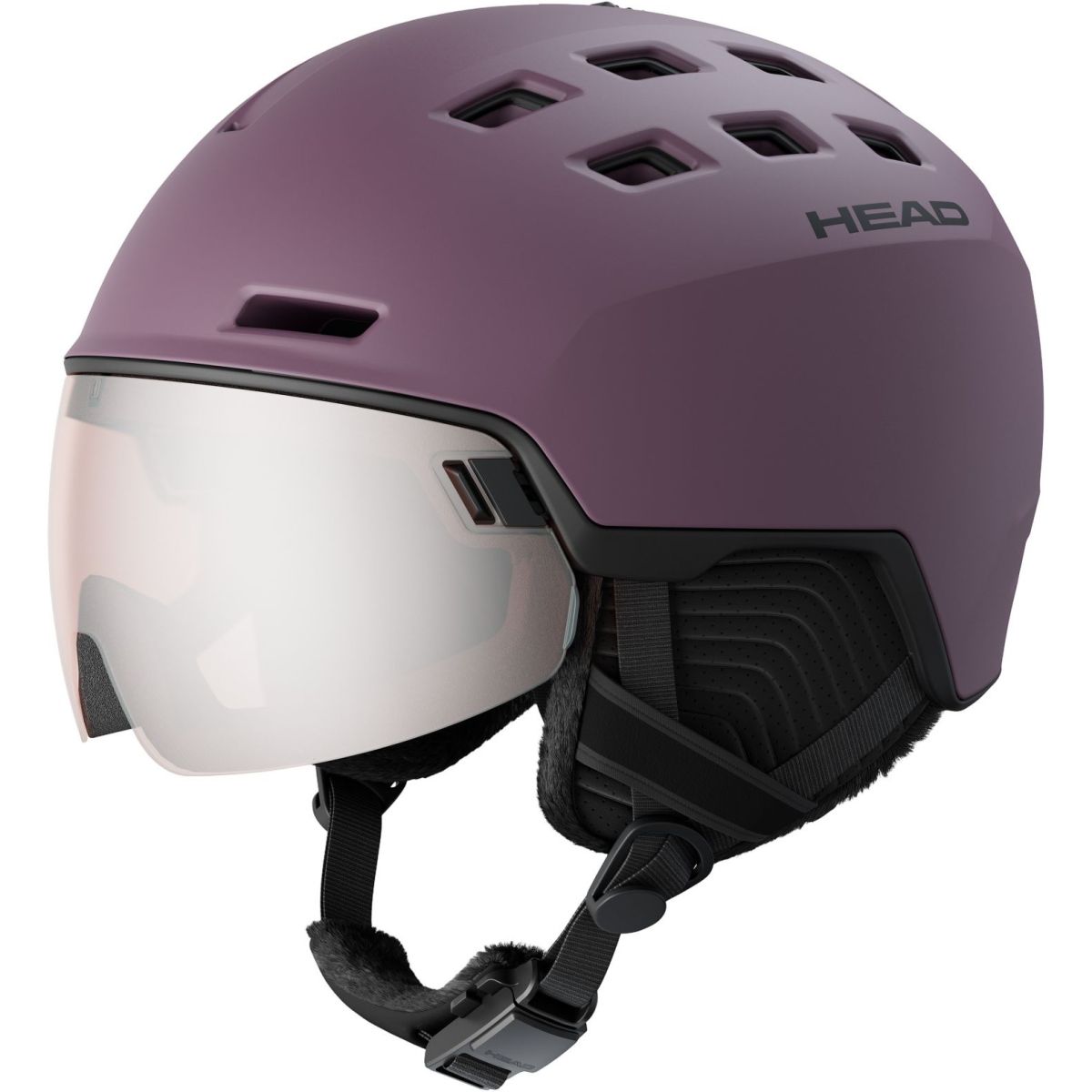 HEAD Rachel, Skihelm mit Visier, lila — 2