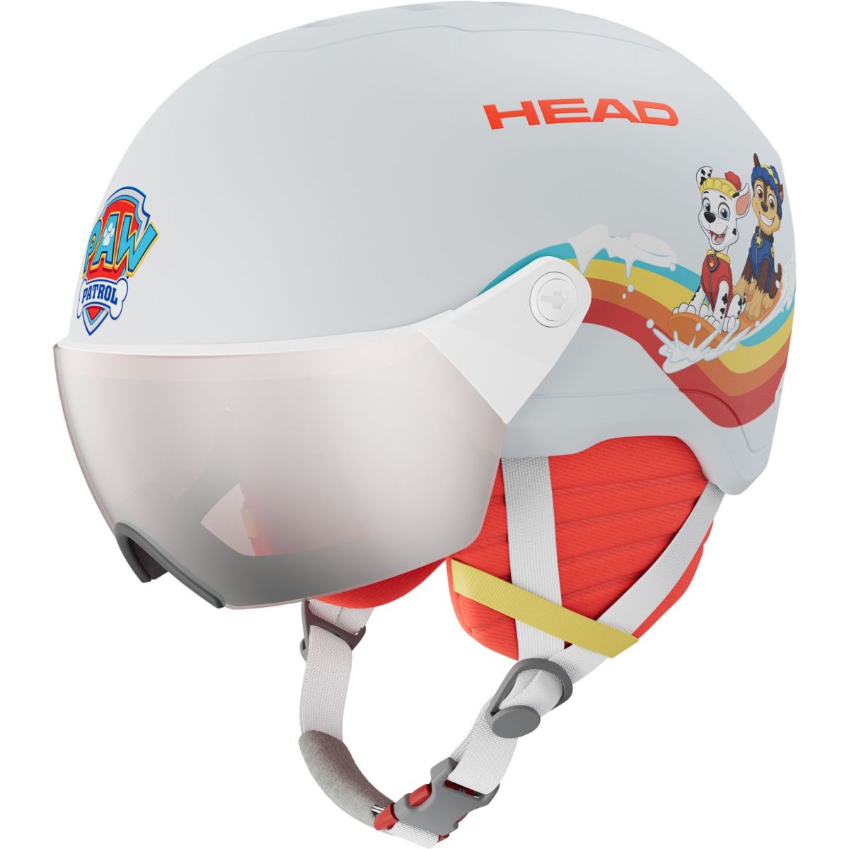 HEAD Yuki Paw Patrol, Skihelm mit Visier, Junior, weiß — 2