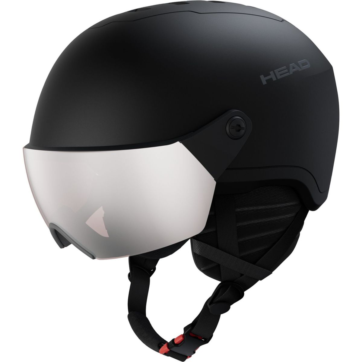 HEAD Yuki, Skihelm mit Visier, Junior, schwarz — 2