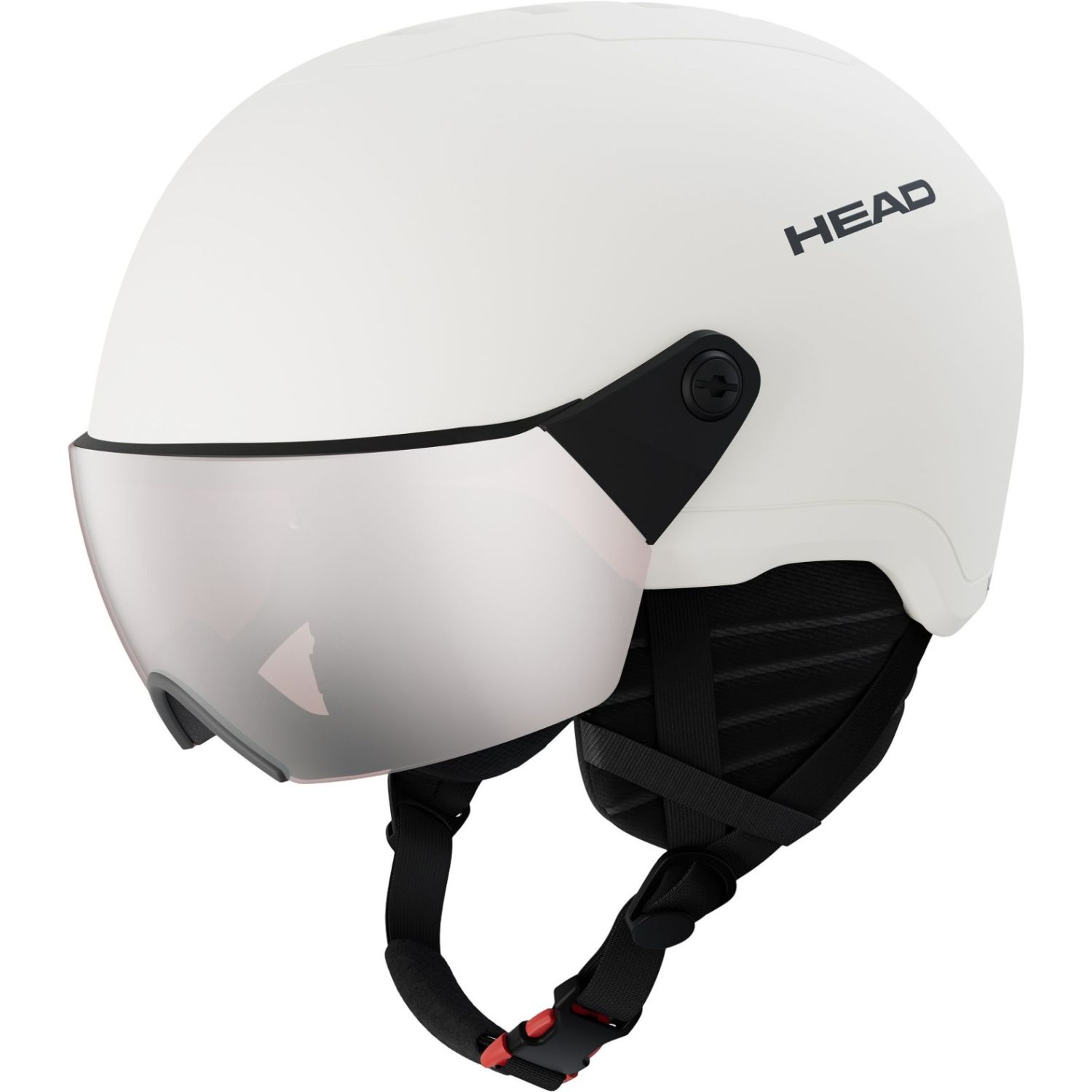 HEAD Yuki, Skihelm mit Visier, Junior, weiß