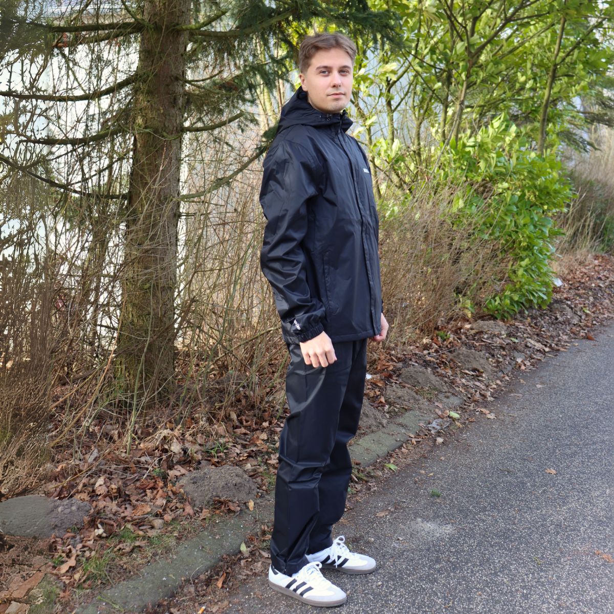 Helios Arctic, Regenjacke, Herren, schwarz — 2
