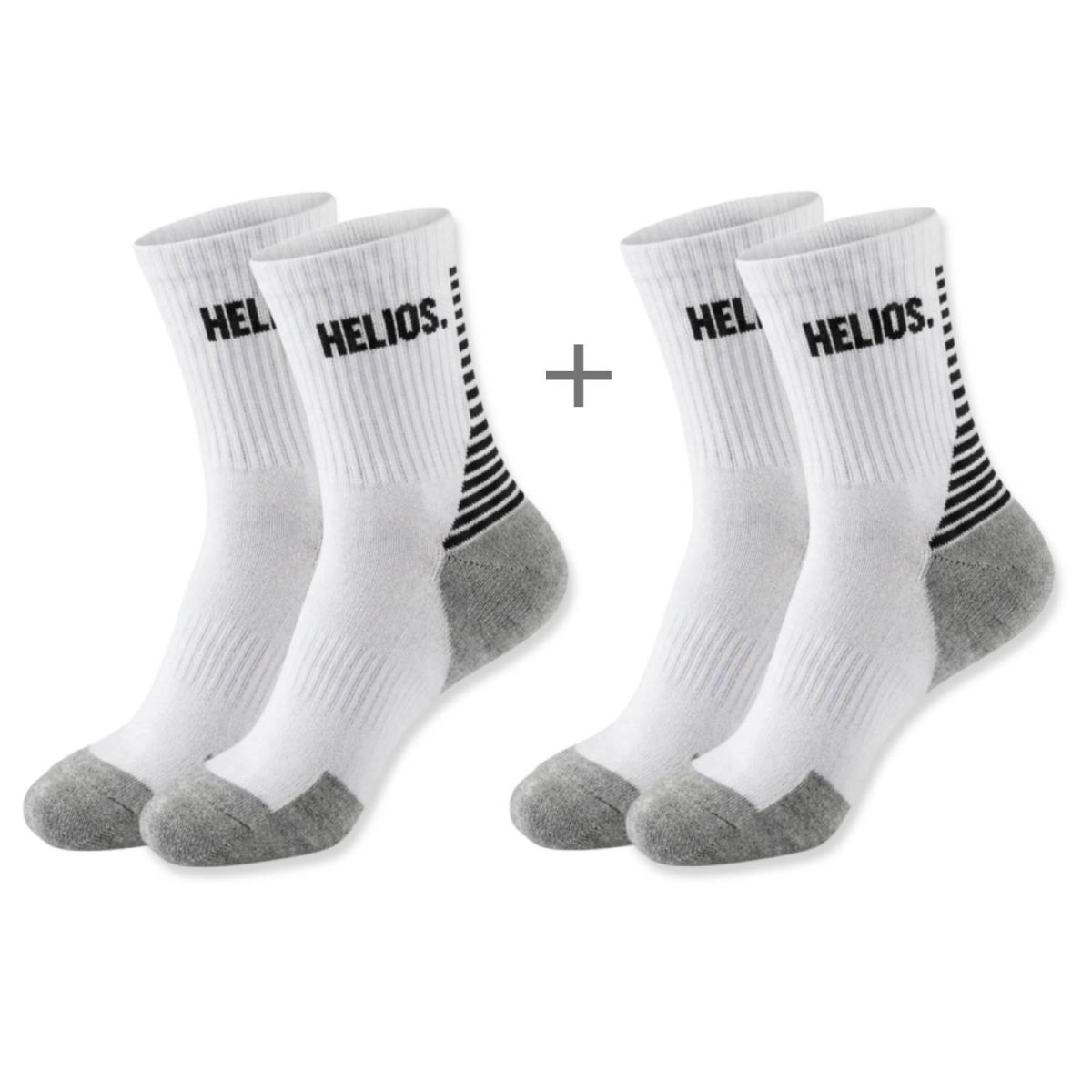 HELIOS Coolmax, Laufsocken, 2 Paar, weiß — 2