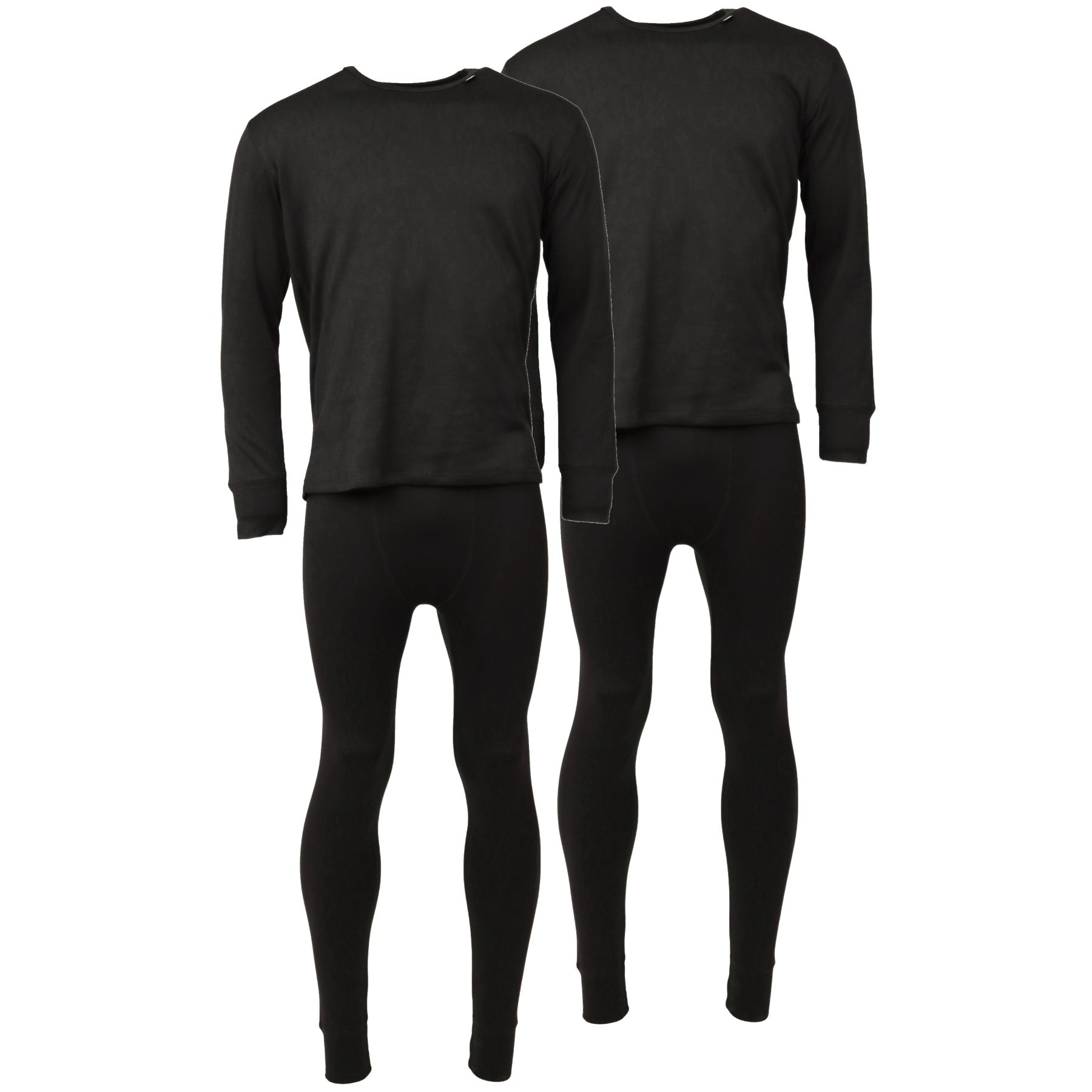 Helios Essential, Skiunterwäsche, Herren, schwarz, 2 Sets