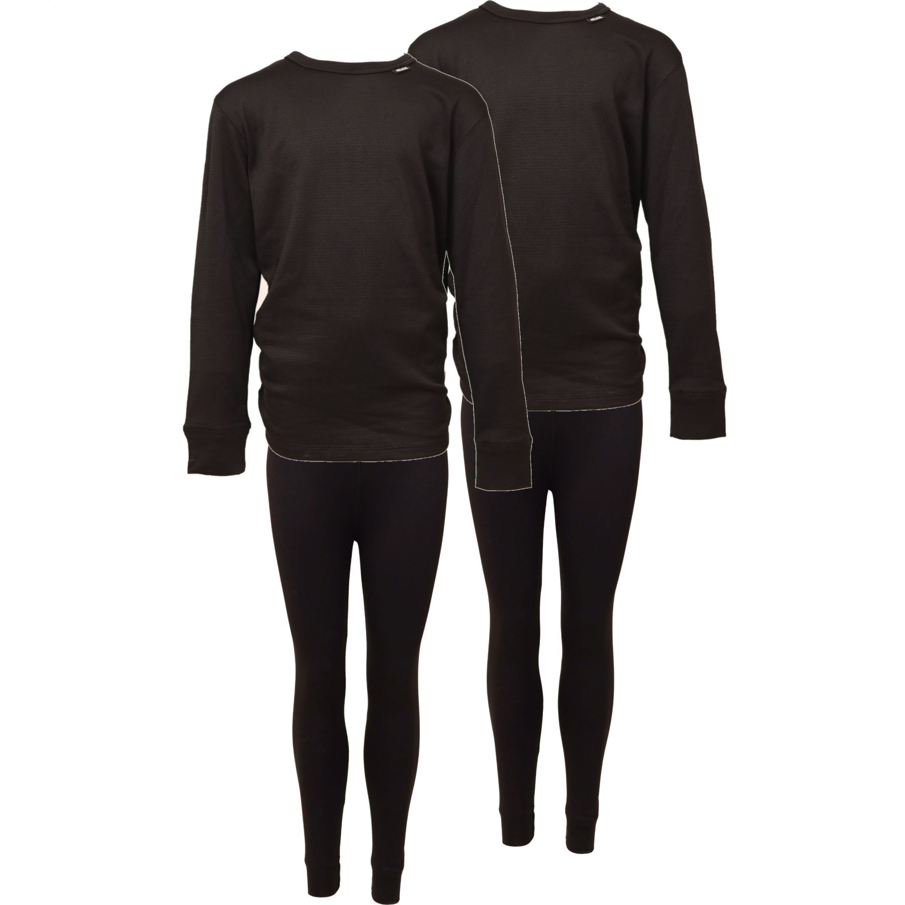 Helios Essential, Skiunterwäsche, Junior, schwarz, 2 Sets