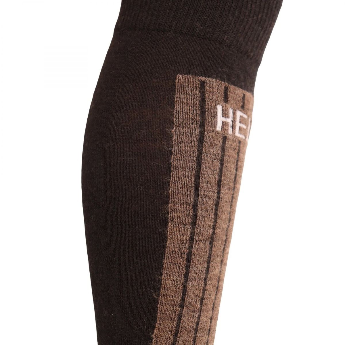 Helios Merino One 60, Skisocken, 2 Paar, braun — 2