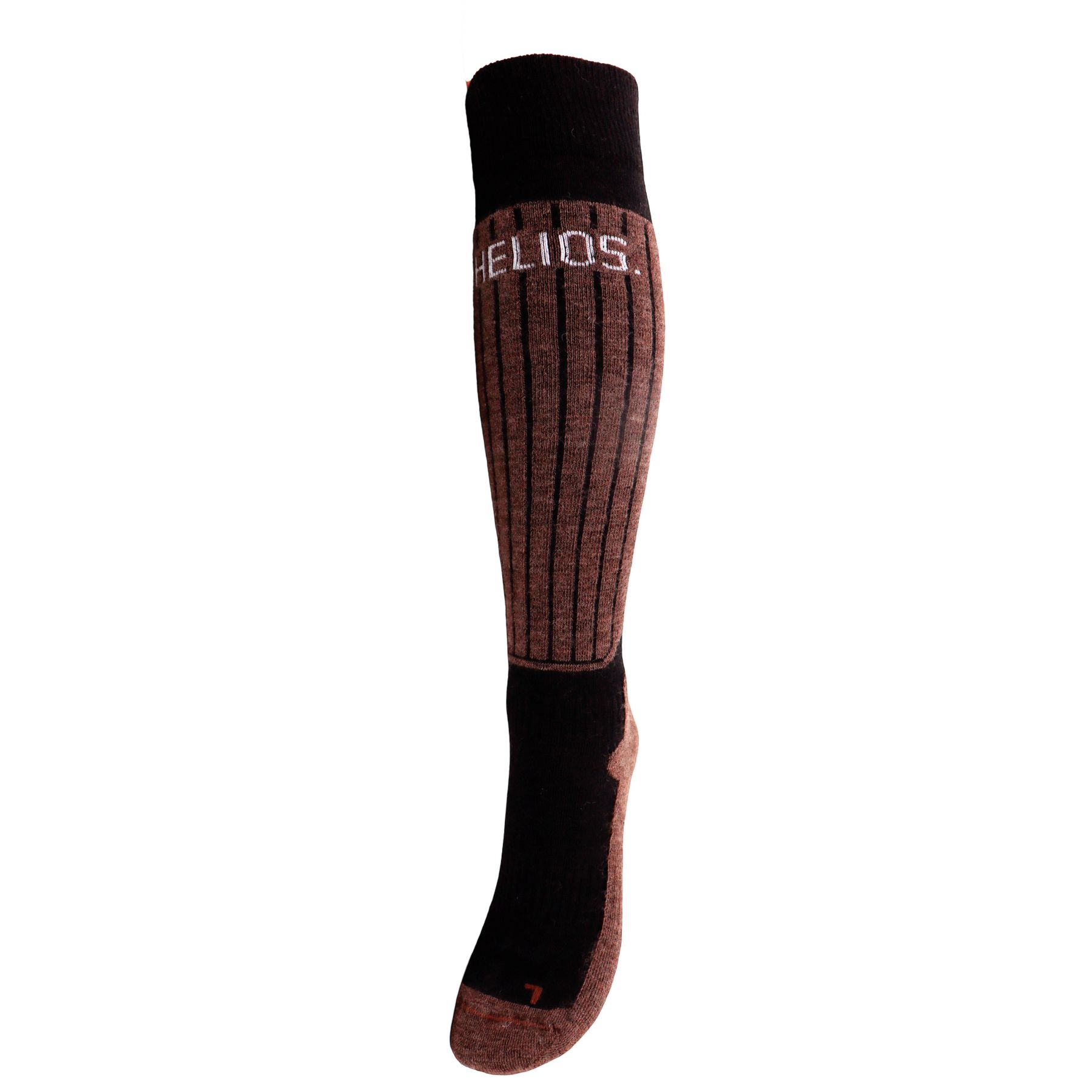 Helios Merino One 60, Skisocken, braun