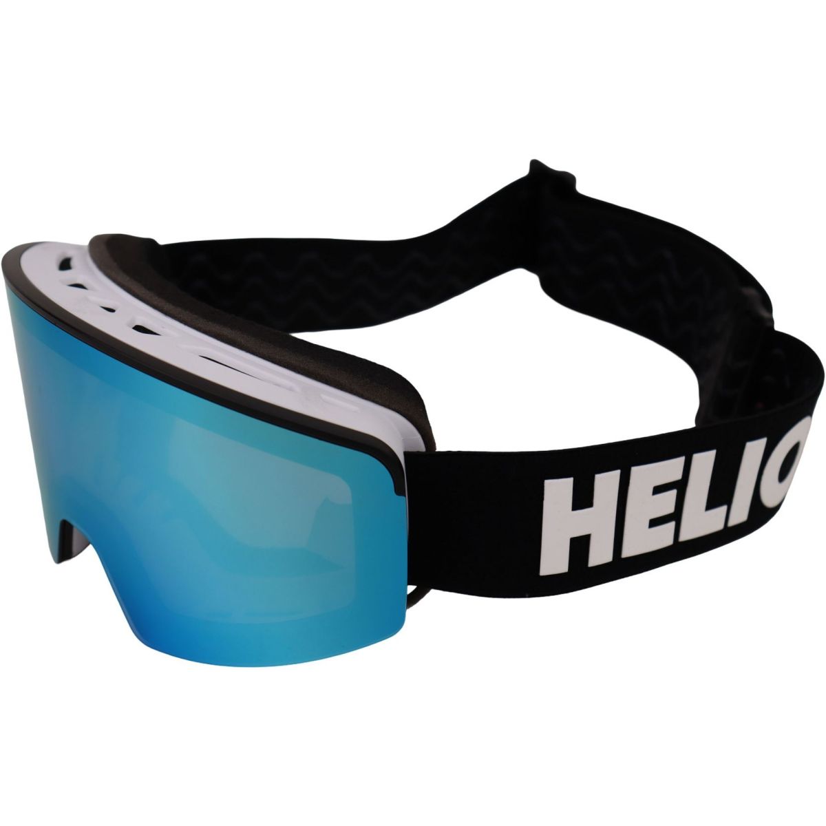 Helios Spark Magnet, Junior, schwarz/blau/weiß + Accezzi Avoriaz Goggle Case — 2