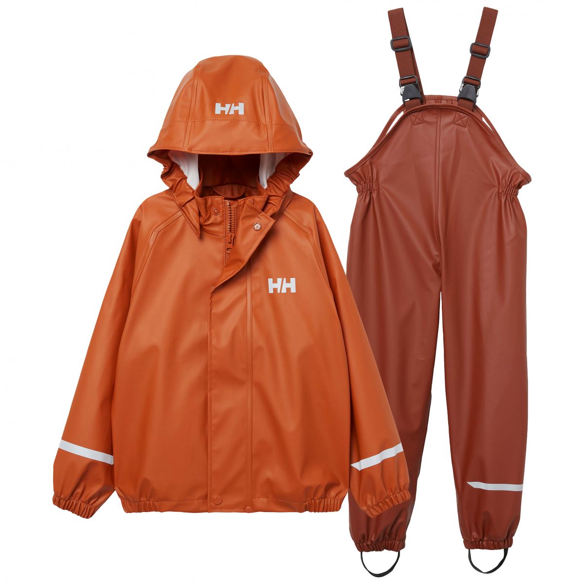 Helly Hansen Bergen 2.0 PU, Regenanzug, Kinder, Braun — 2