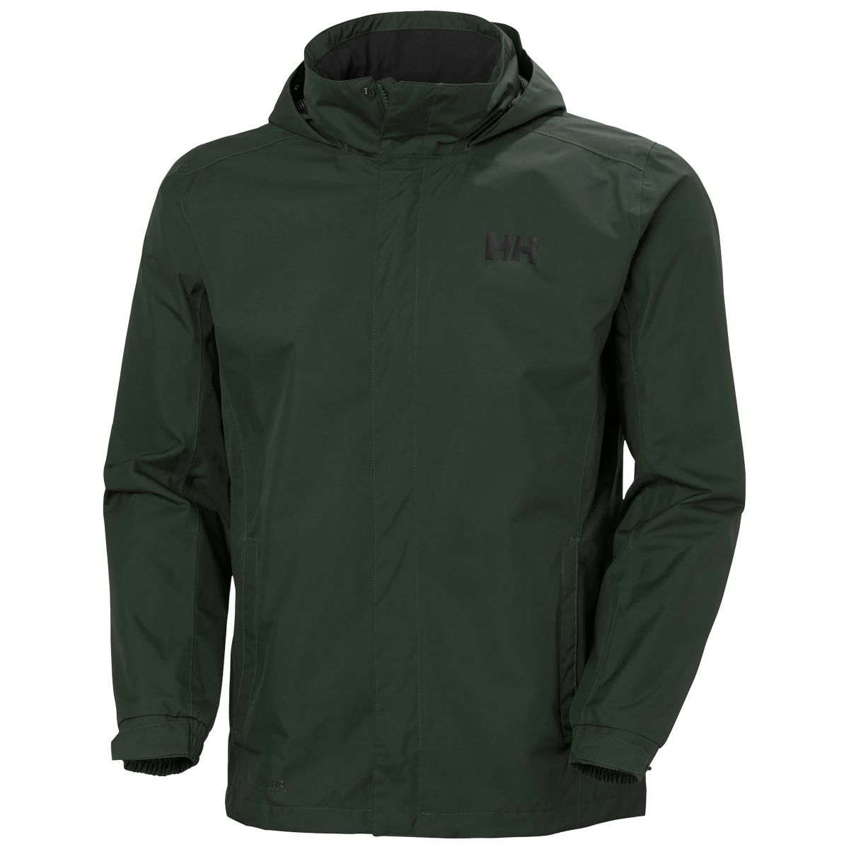Helly Hansen HH Rain/Dubliner Regenanzug, Herren, schwarz/grün — 2
