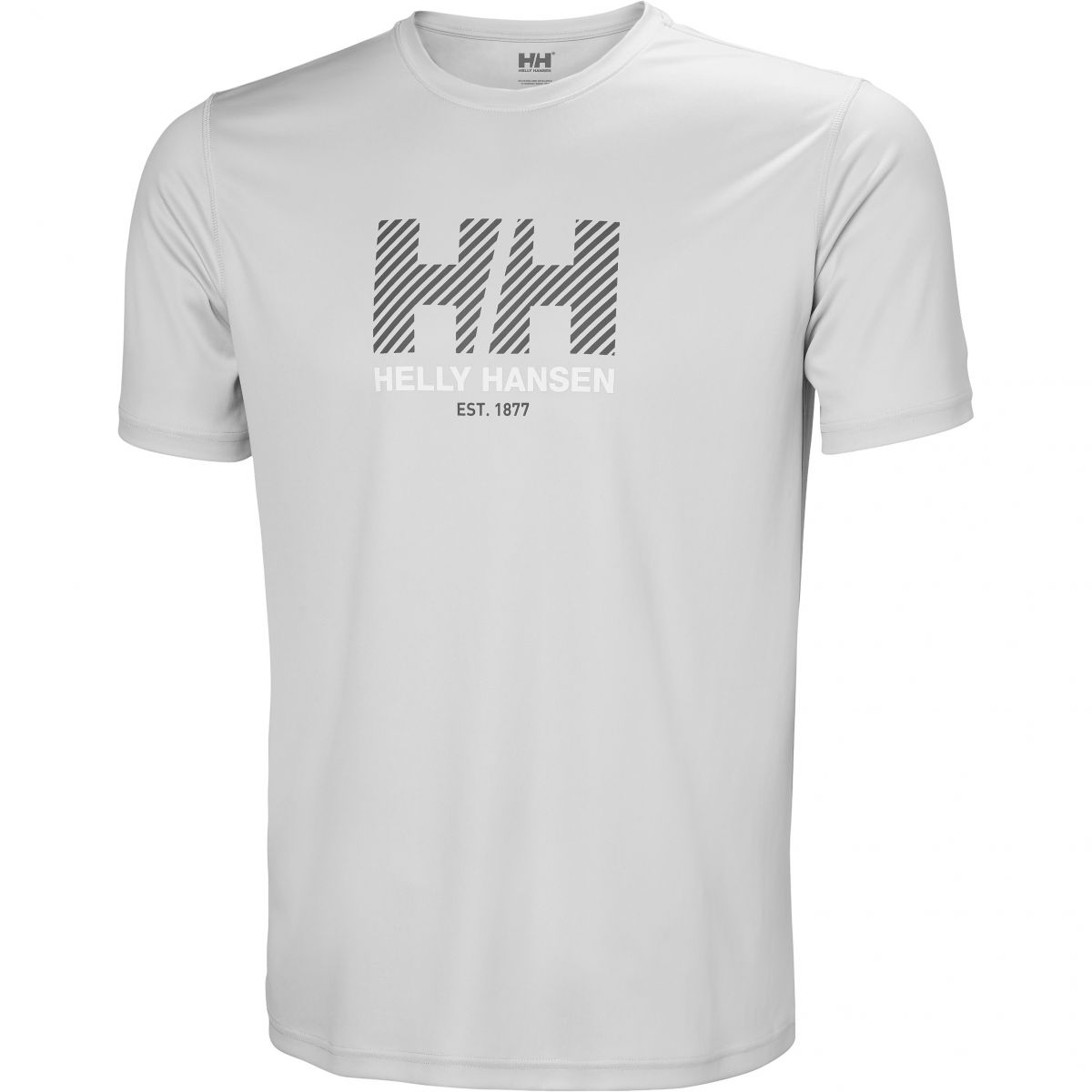 Helly Hansen HH Tech Graphic T-Shirt 2.0, Herren, hellgrau — 2