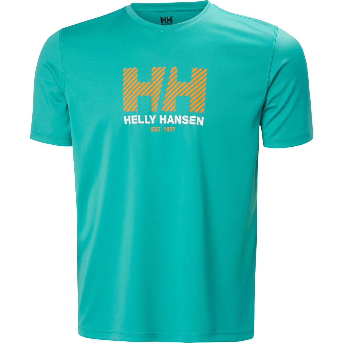 Helly Hansen HH Tech Graphic T-Shirt 2.0, Herren, türkis — 2