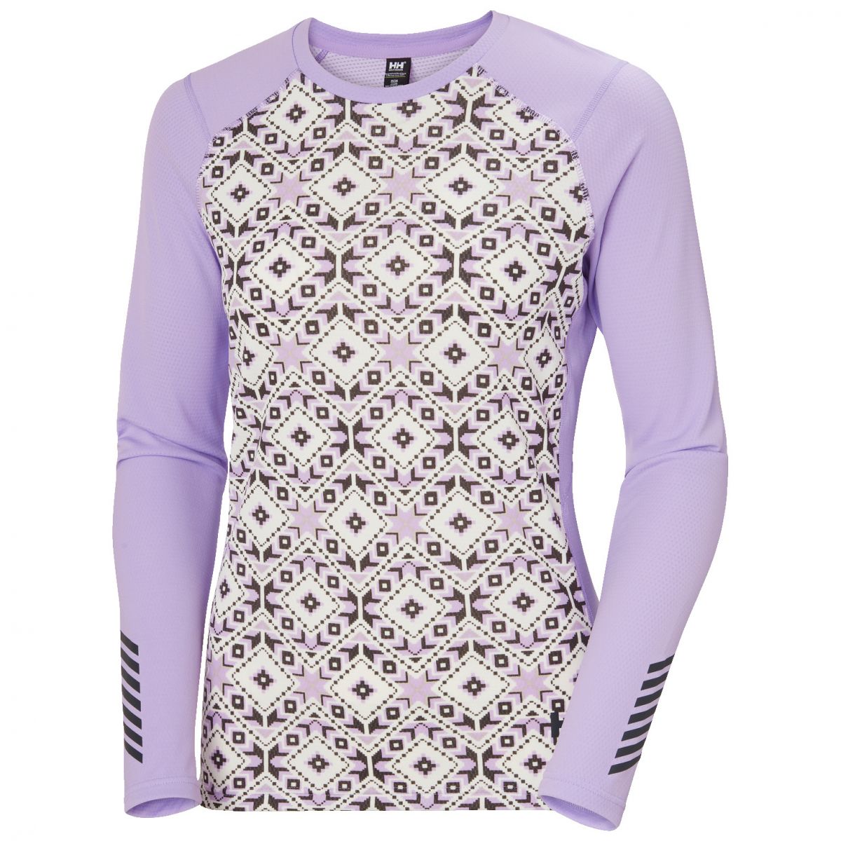 Helly Hansen Lifa Active Graphic Crew, Damen, lila — 2