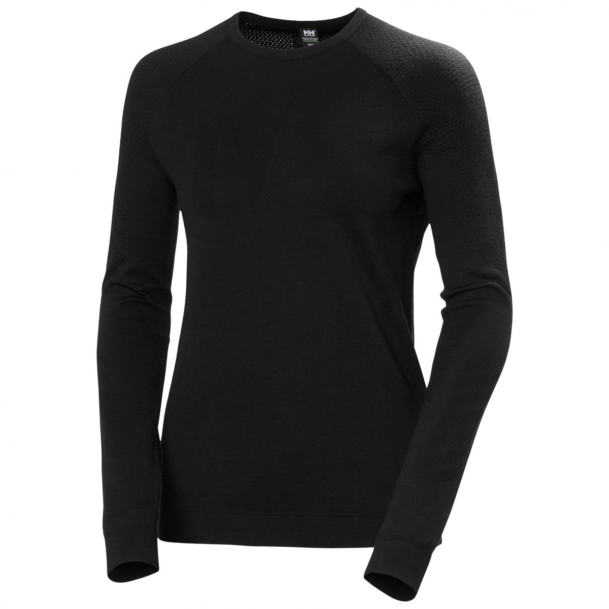 Helly Hansen Lifa Merino Knitevo Crew, Damen, Schwarz — 2