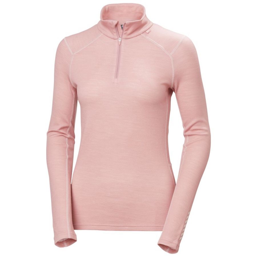 Helly Hansen Lifa Merino Midweight 1/2 Zip, Damen, rosa