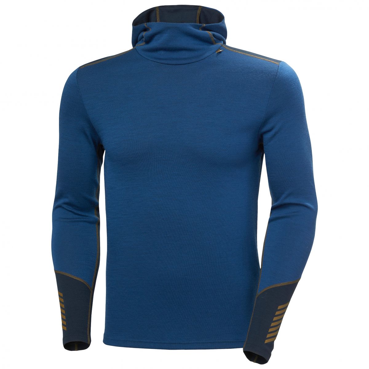 Helly Hansen Lifa Merino Midweight Hoodie, Herren, Blau — 2