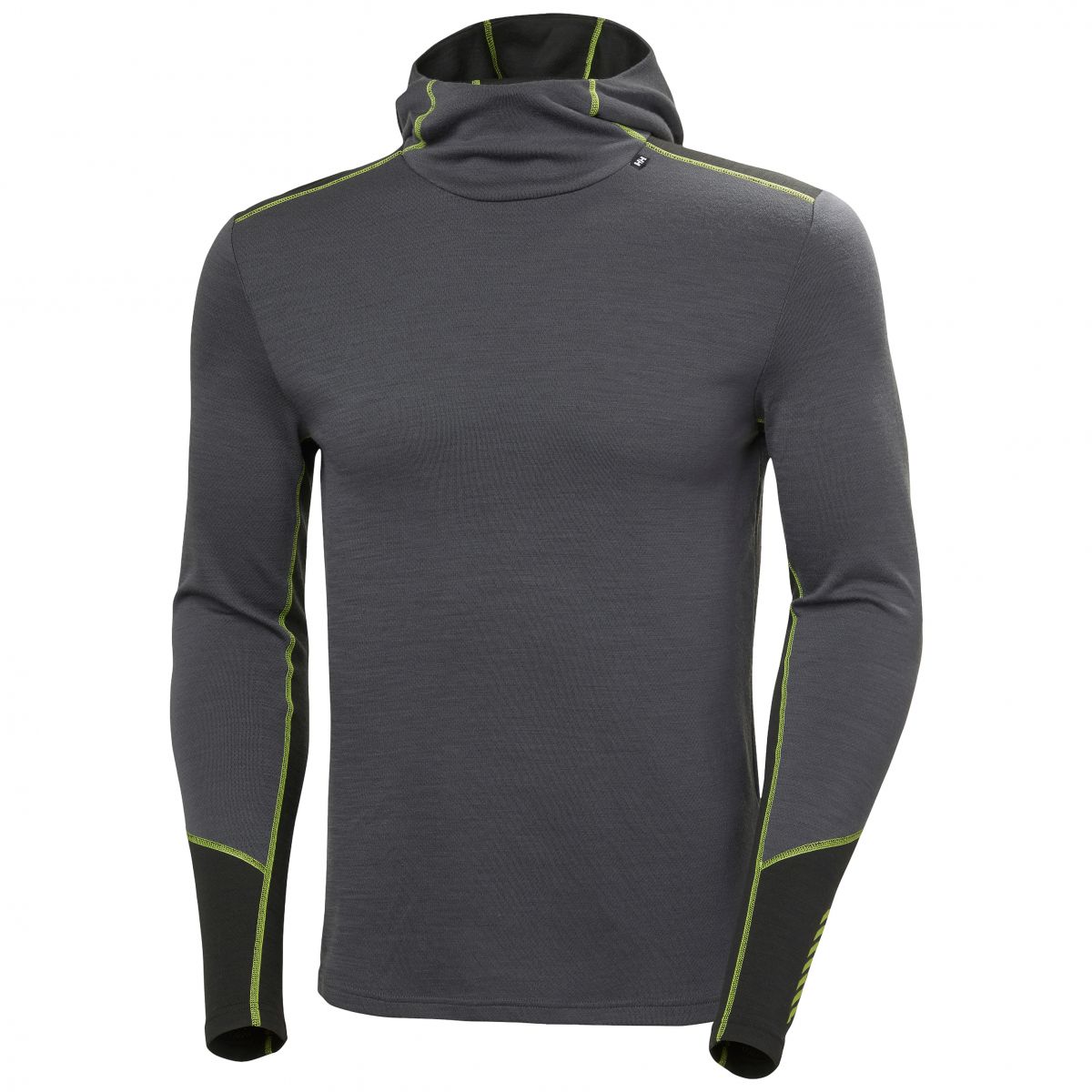 Helly Hansen Lifa Merino Midweight Hoodie, Herren, grau — 2