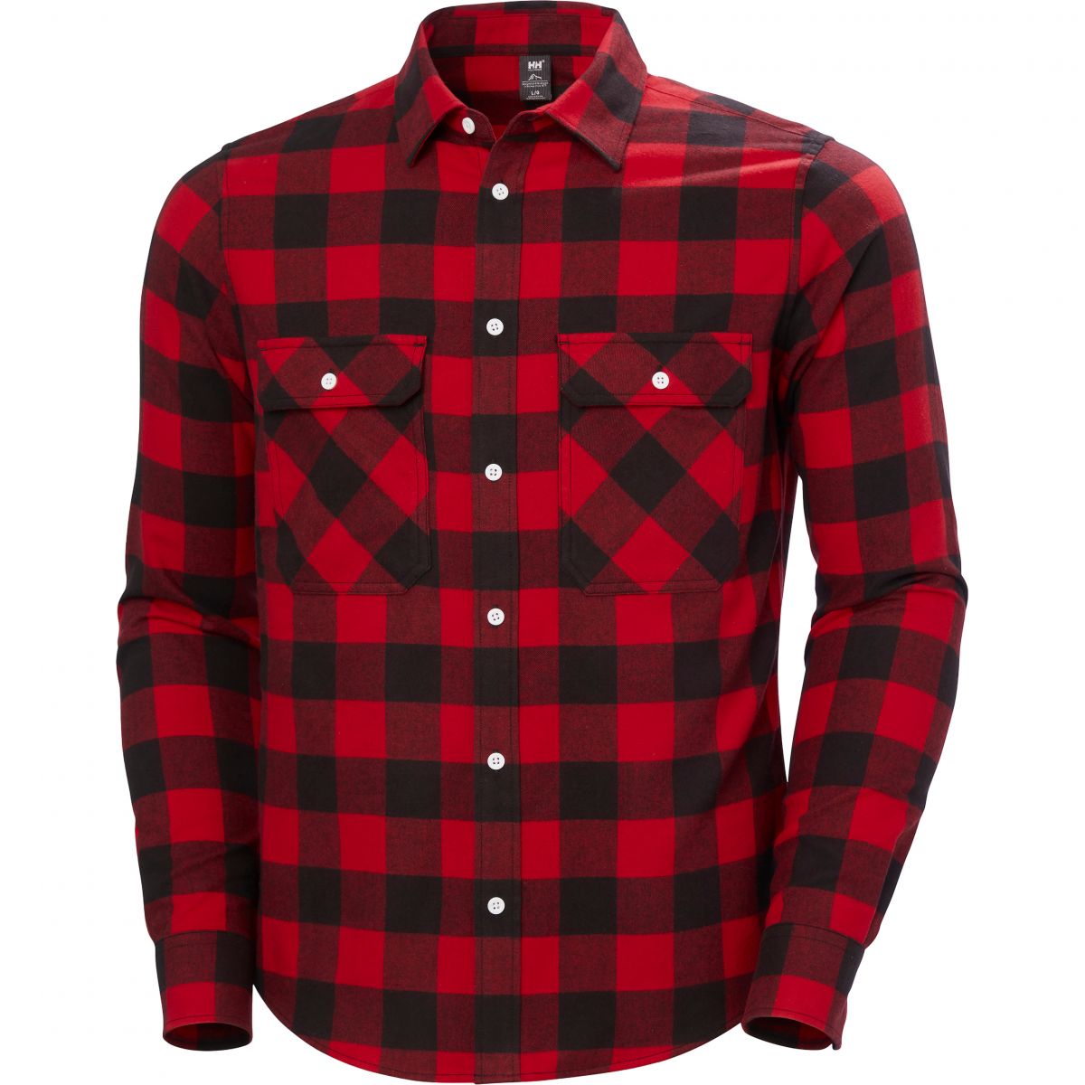 Helly Hansen Lokka Flannel LS Shirt, Hemd, Herren, rot/schwarz — 2
