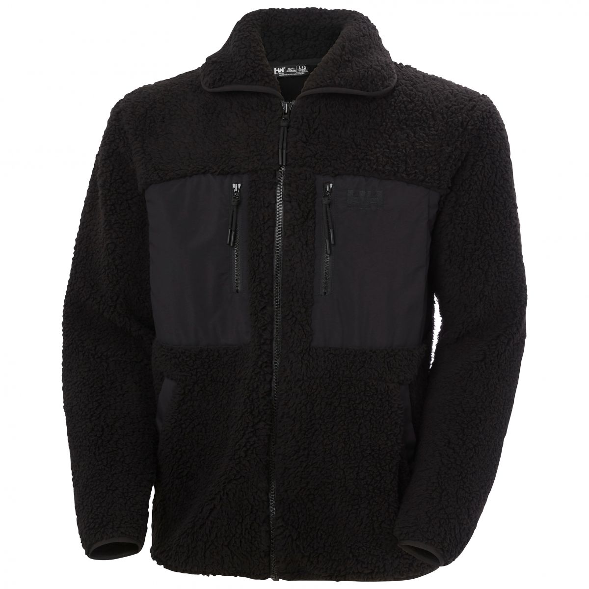 Helly Hansen Moonlit Pile, Fleecejacke, Herren, schwarz — 2