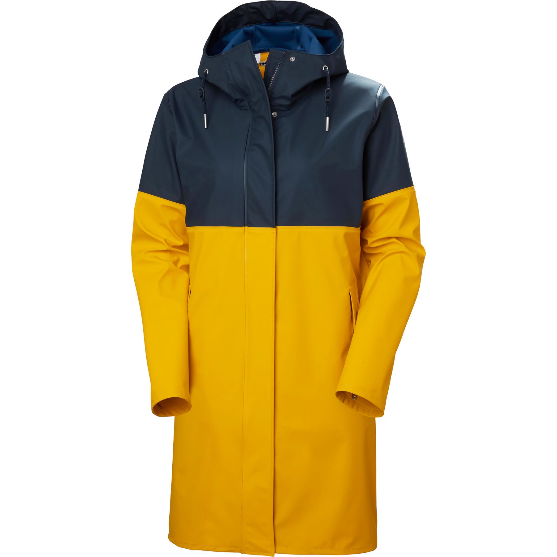 Helly Hansen Moss Block PU, Regenmantel, Damen, gelb/blau
