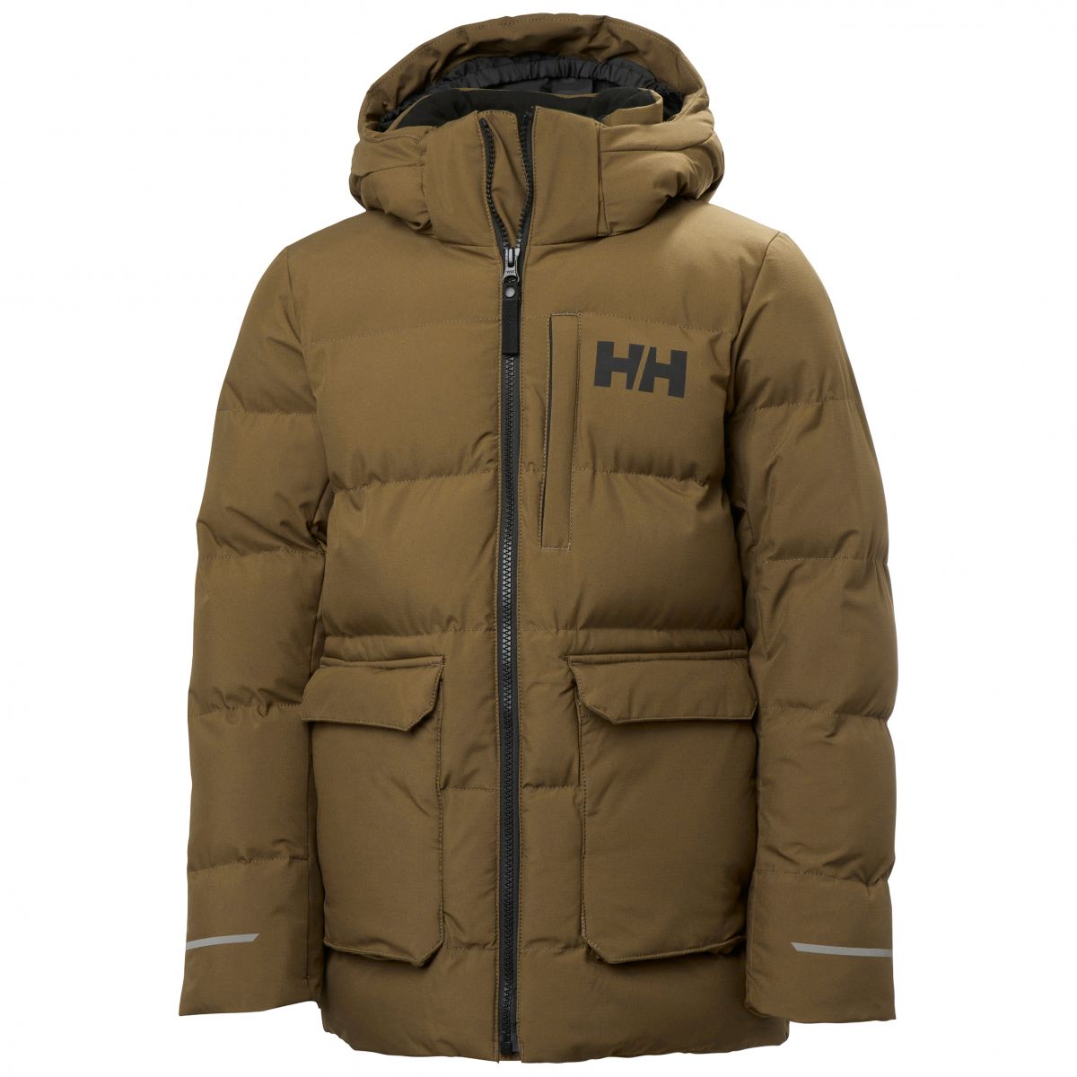 Helly Hansen Nord Puffy, Parka, Junior, grün — 2