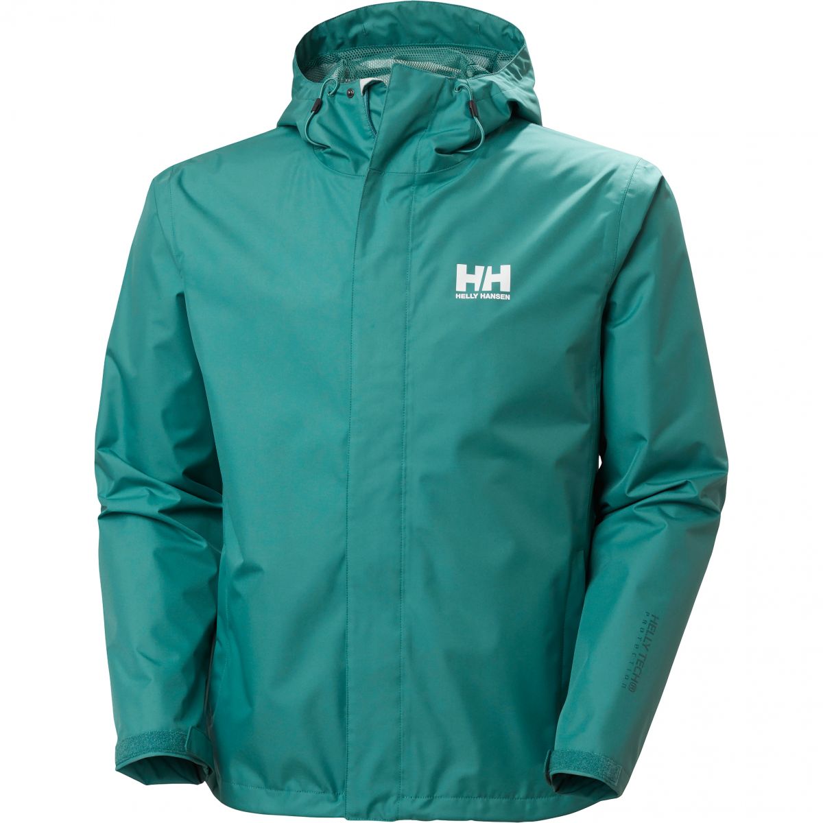 Helly Hansen Seven J, Regenjacke, Herren, grün — 2