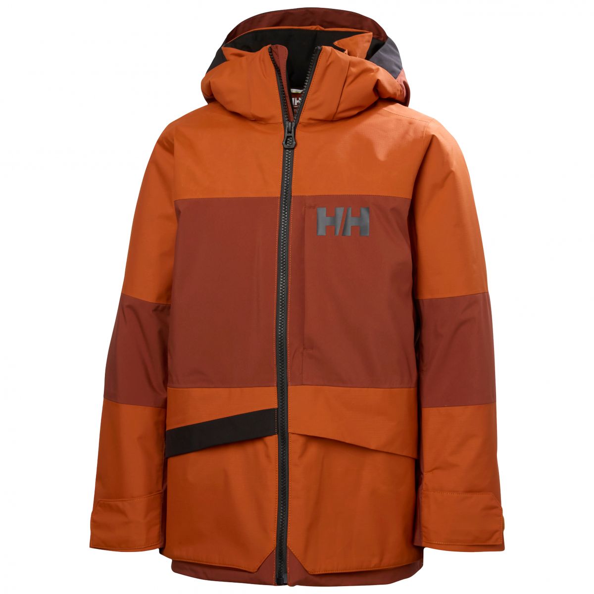 Helly Hansen Summit 2.0, Skijacke, Junior, braun — 2