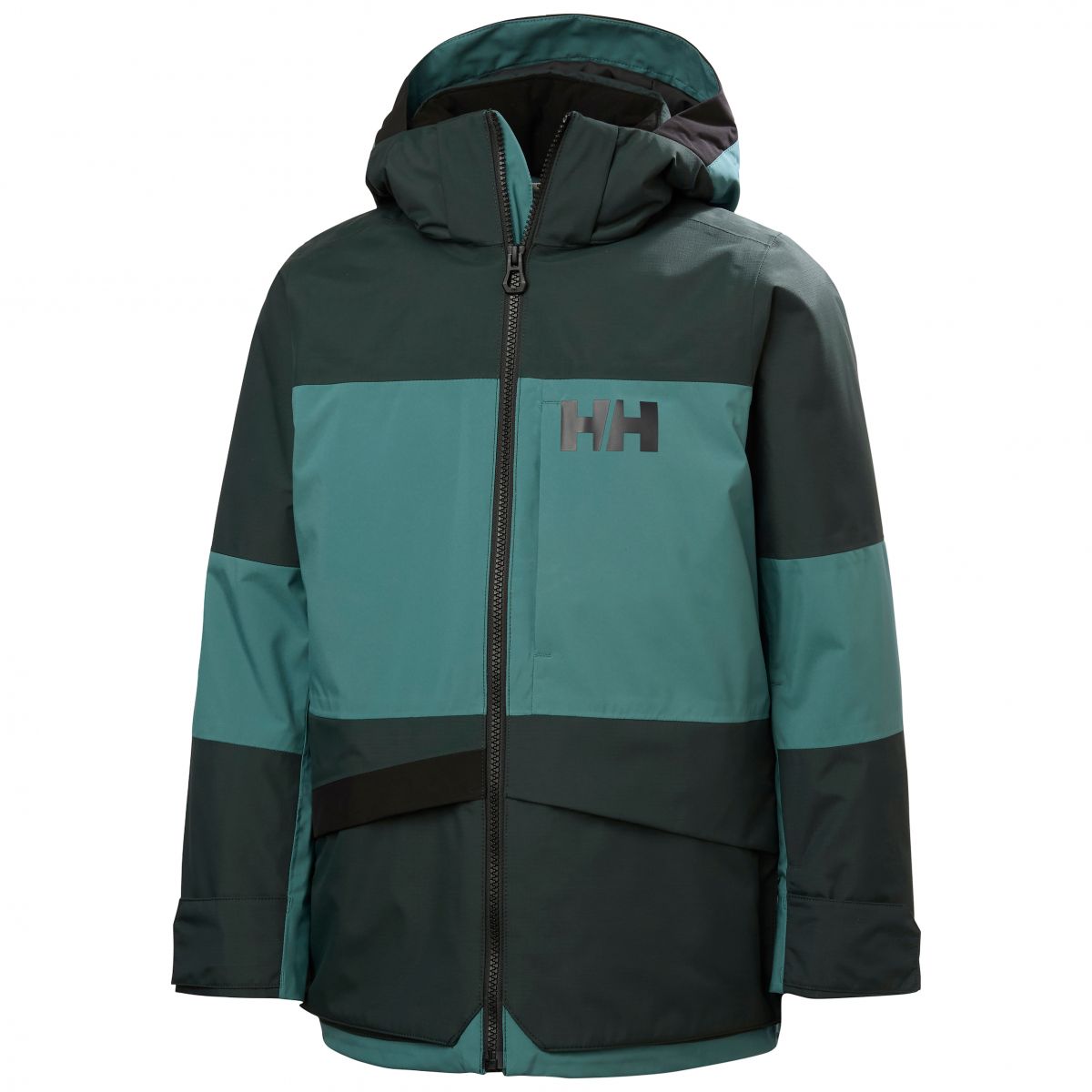 Helly Hansen Summit 2.0, Skijacke, Junior, grün — 2