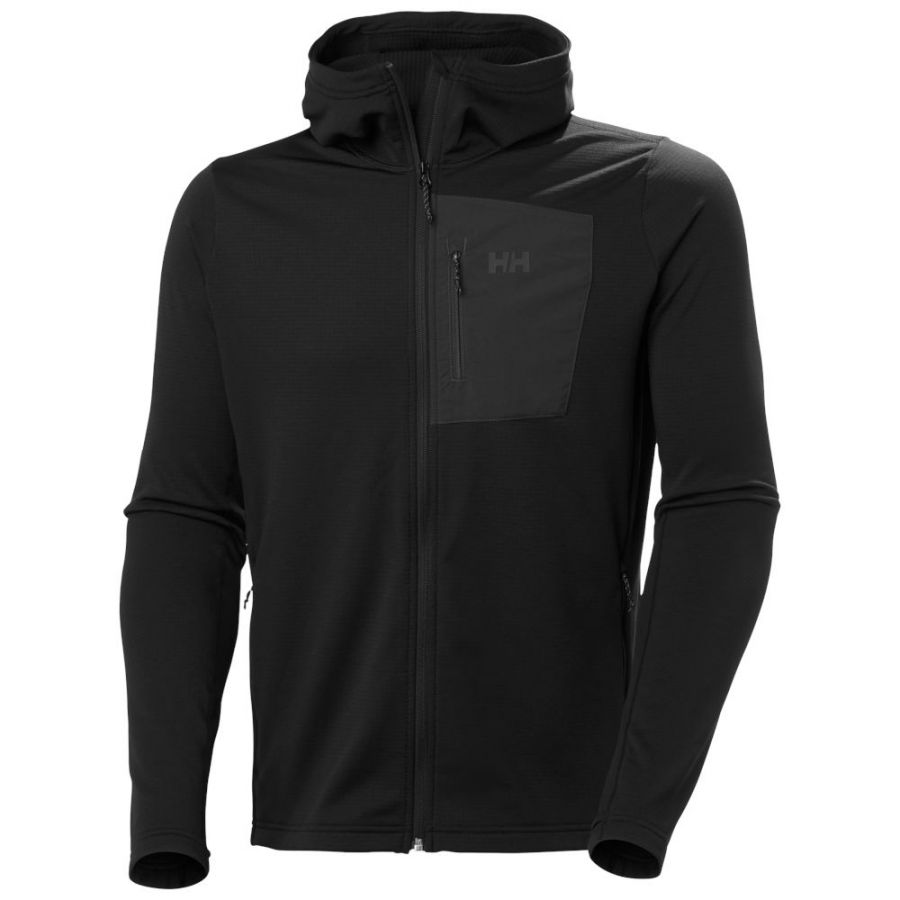 Helly Hansen Versalite Hooded, Fleecejacke, Herren, schwarz