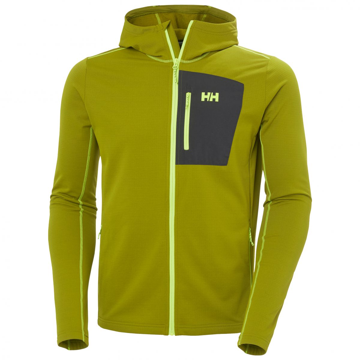 Helly Hansen Versalite mit Kapuze, Fleecejacke, Herren, grün — 2