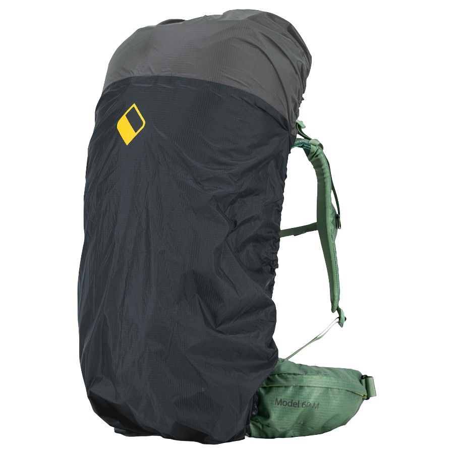 Helsport Trek Pro (M/L) Regenhülle, Dark Shadow / Sunset Yellow, OS, Regenhülle, grau