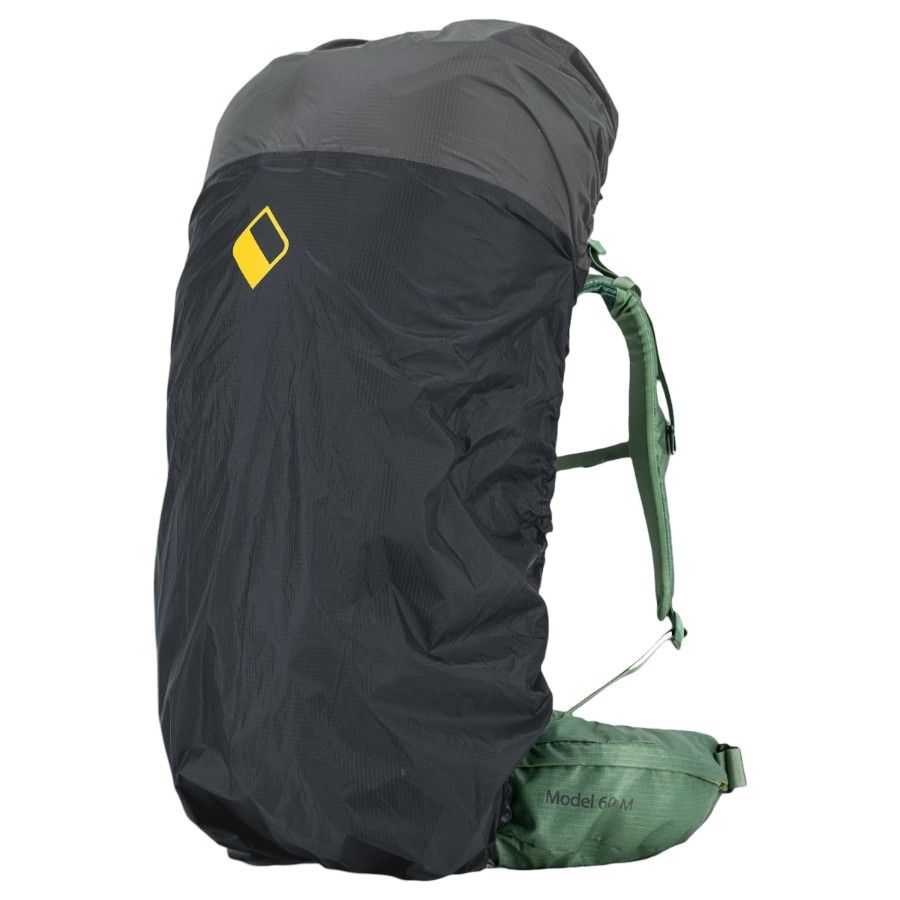 Helsport Trek Pro (S/M) Rain Cover, Dark Shadow / Sunset Yellow, OS, Regenhülle, grau