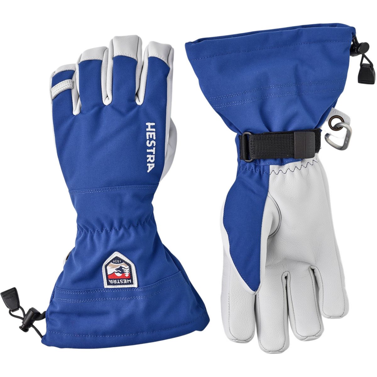 Hestra Army Leather Heli Ski, Skihandschuhe, blau — 2