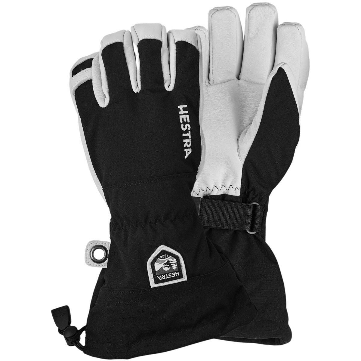 Hestra Army Leather Heli Skihandschuhe, schwarz — 2