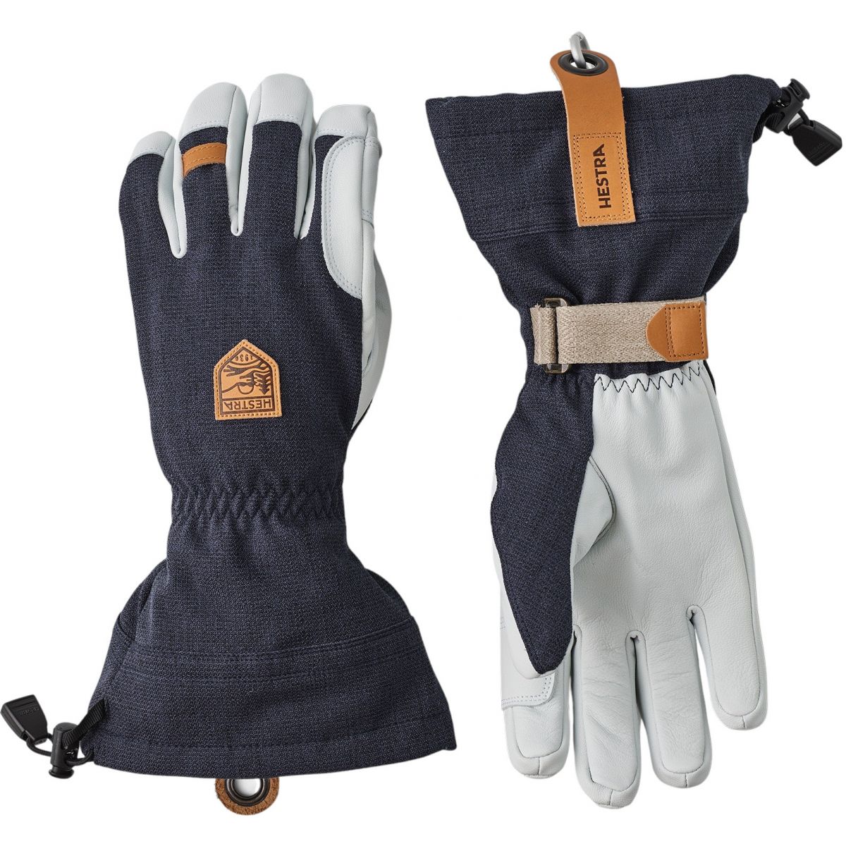 Hestra Army Leather Patrol Gauntlet, Skihandschuhe, Navy — 2