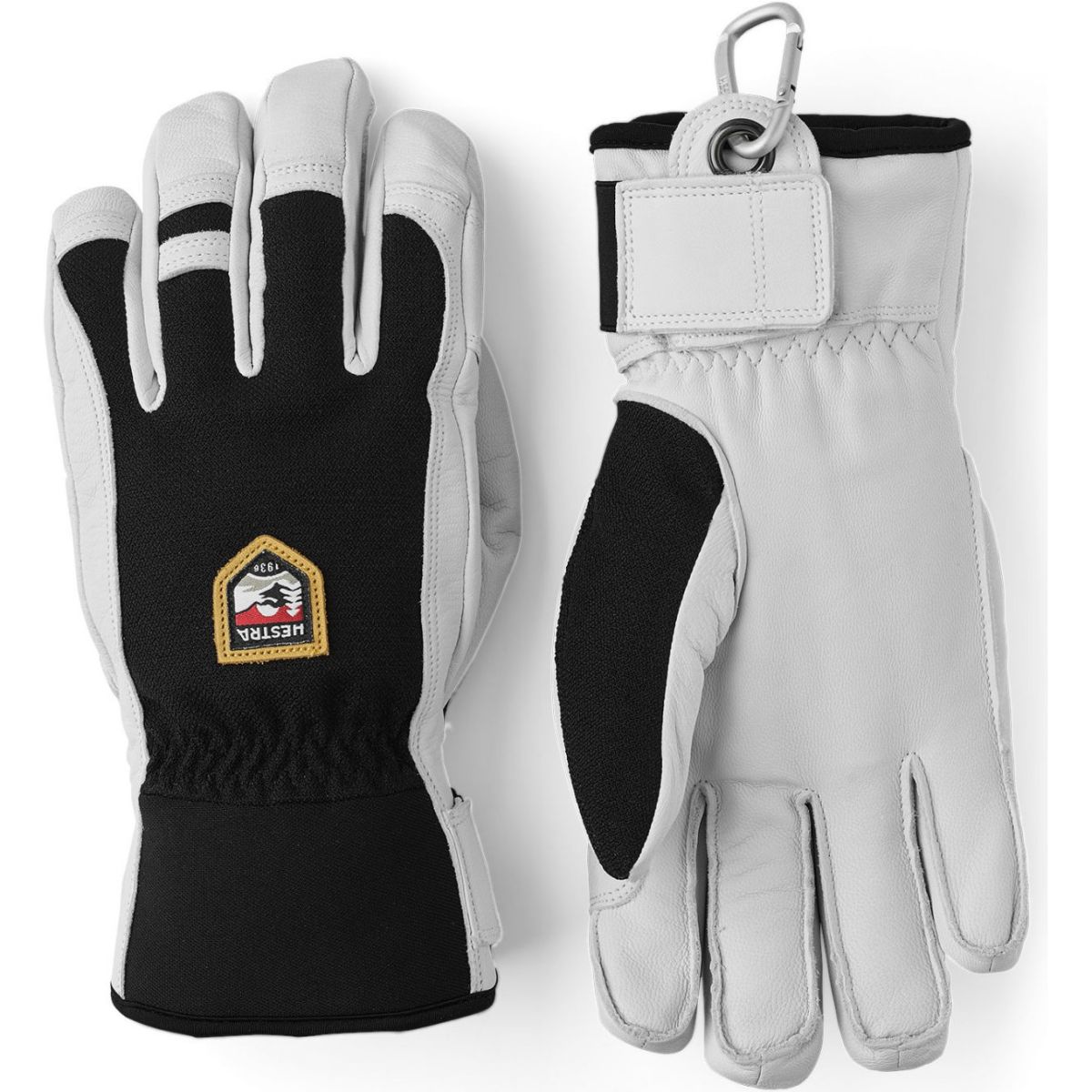 Hestra Army Leather Patrol Skihandschuhe, schwarz — 2