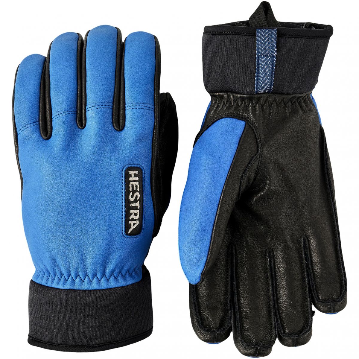 Hestra Army Leather Wool Terry, Skihandschuhe, Herren, blau — 2