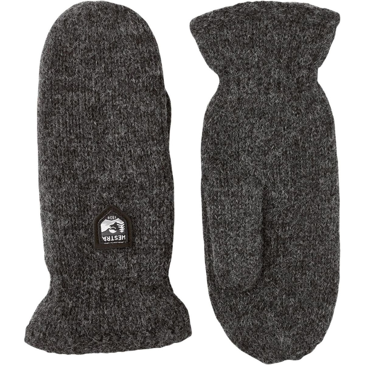 Hestra Basic Wool, Fäustlinge, dunkelgrau