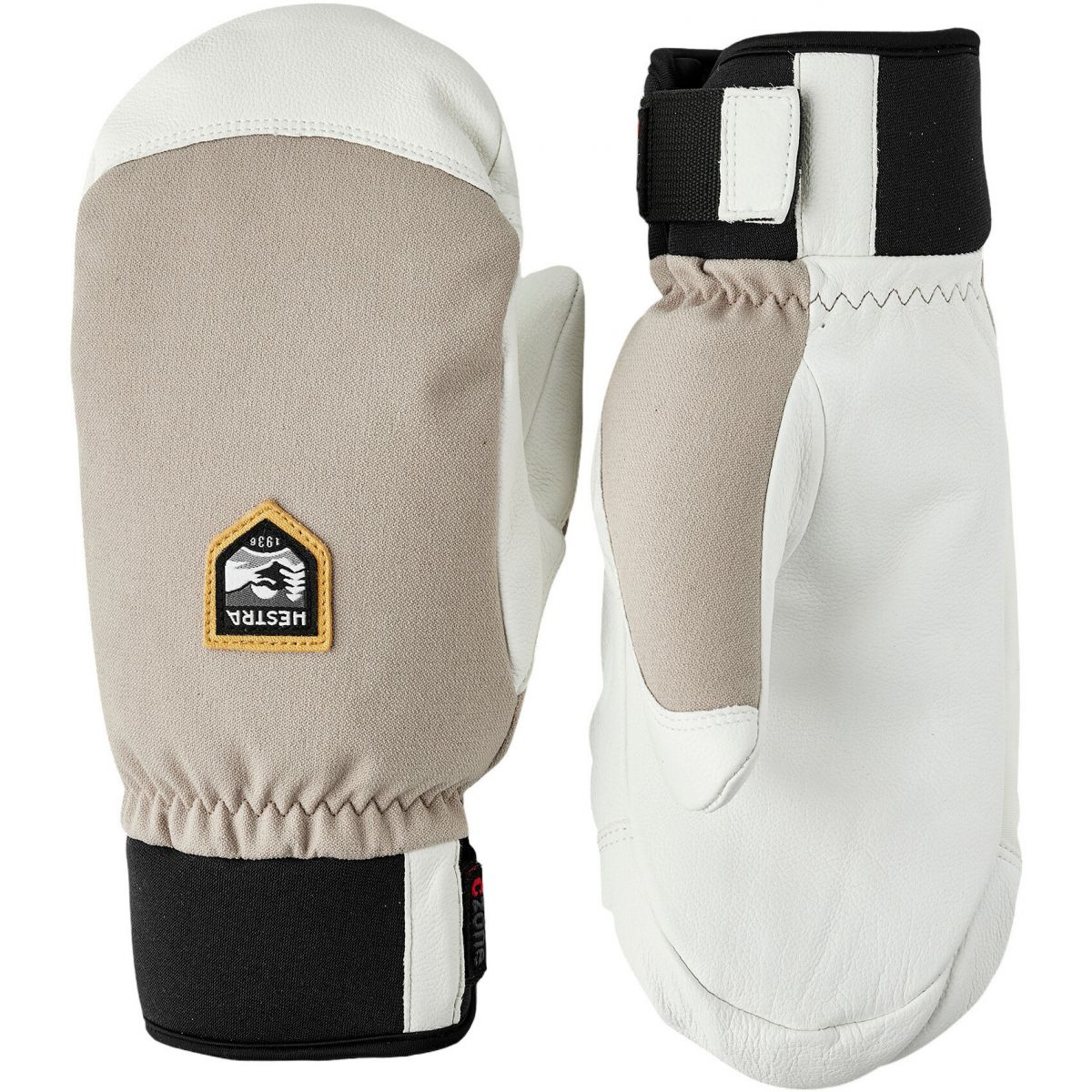 Hestra CZone Alpine, Skifäustlinge, Herren, beige — 2