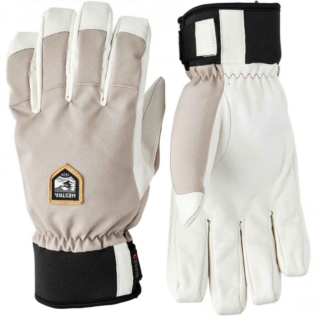 Hestra CZone Alpine, Skihandschuhe, Herren, beige — 2