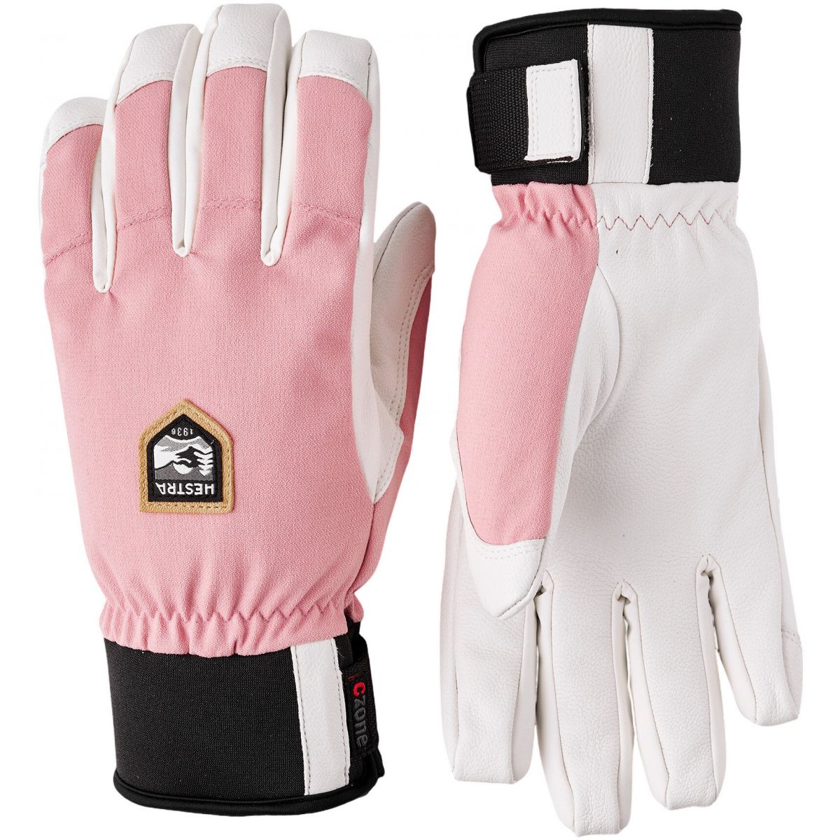 Hestra CZone Alpine, Skihandschuhe, Herren, rosa — 2