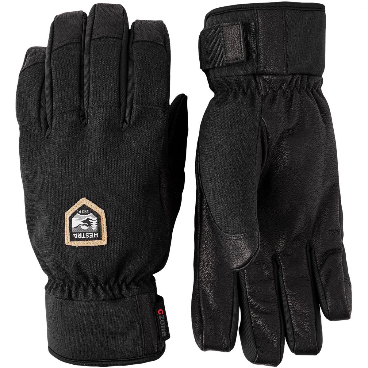 Hestra CZone Alpine, Skihandschuhe, Herren, schwarz — 2