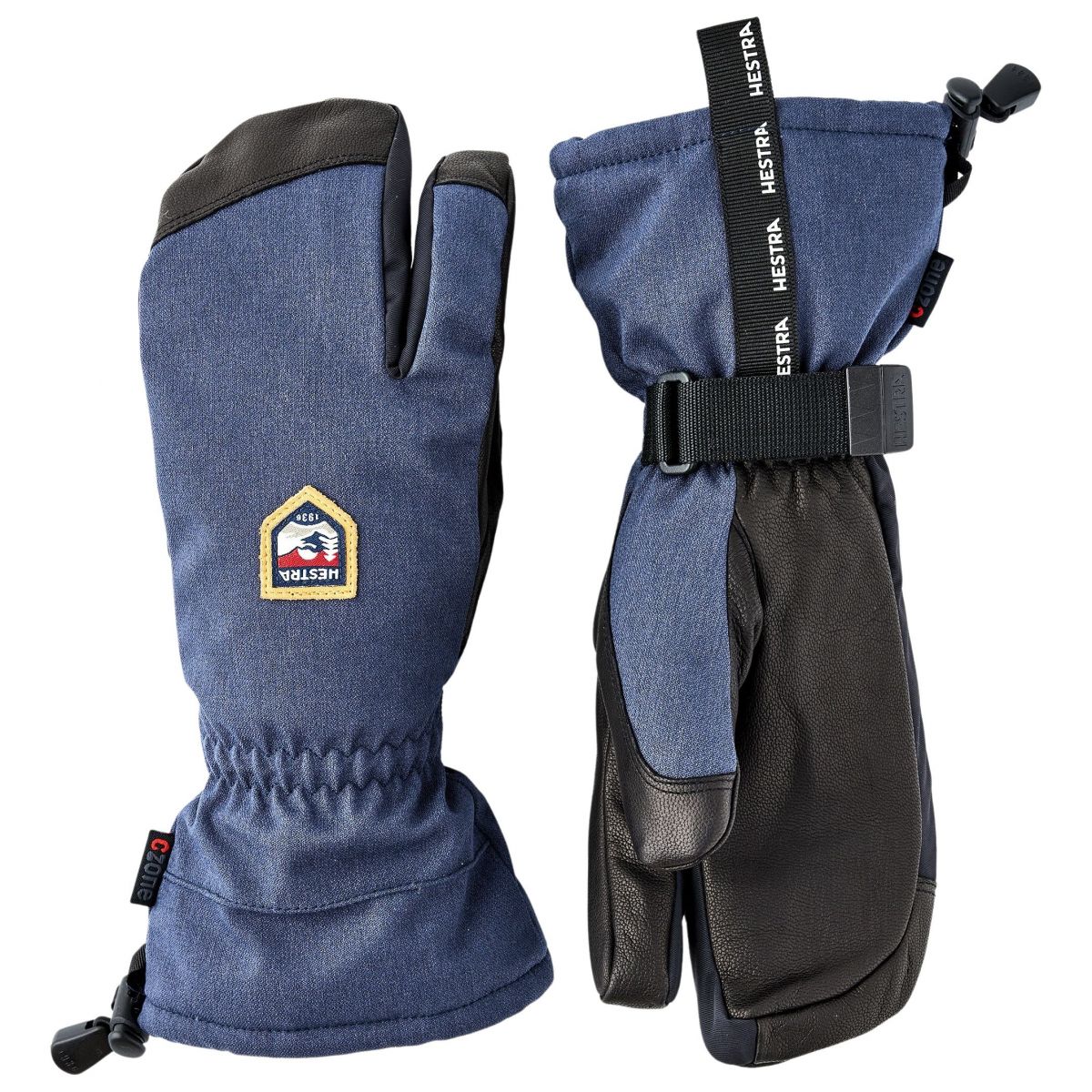 Hestra CZone Mountain, 3-Finger-Skihandschuhe, navy — 2